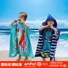 hooded bath towel cartoon hooded bathrobe beach 's R5U2