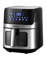 [Devanti] Air Fryer 6.5L LCD Fryers in Black