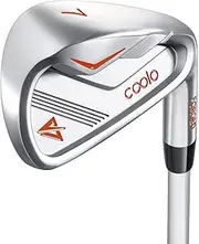 COOLO Graphite Golf Irons for Slower Swingers, Beginners/High Handicap/Seniors/Ladies, Individual Lightweight Irons, Reduced Strain on Elbows and Wrists, Right&Left Handed.