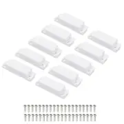 Magnetic Reed Switch, 10 Sets NC Magnetic Contact Switch for Door, White