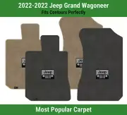 Lloyd Ultimat Front Carpet Mats for '22 Jeep Grand Wagoneer w/Jeep Grill Logo (for: Jeep)