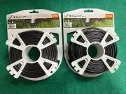 2 STIHL New Oem Part # 0000-930-2347 Trimmer Line 3.3mm/.130" 130' Black Line