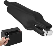10 x 75mm Alligator Jumper Clamps with Insulating Coating for Car Repairs, Battery Chargers and Electricians