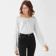 NWT Splendid Sparkle and Shine Pullover Sweatshirt Long Sleeve Top Women's Small