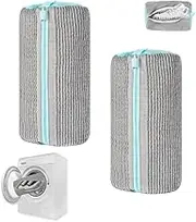 Sonicefit 2PCS Shoe Washing Machine Bag - 2024 New Reusable Mesh Laundry Bag for All Shoes, Adjustable and 360° Cleaning, Sneaker Wash Bag