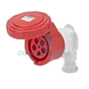 Gewiss GW62112 Socket 90? MOB.ST.3P+T 16A 400V 6H