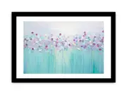Raindrops Abstract Art Canvas Print