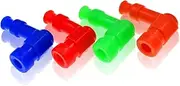 CHILDWEET 6pcs Motorbike High-pressure Spark Plug Cap Rubber Cover Heatproof Waterproof Fit Motorbikes Random Color