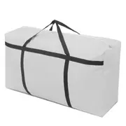 riin 1x Large Home Storage Bag Waterproof Clothes Quilt Organizer for Moving House Luggage Xmas Christmas Tree Model#120 Grey