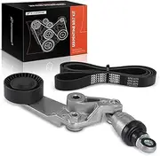 Engine Serpentine Belt Drive Kit Compatible with Toyota 2003-2008 Corolla, 2003-2008 Matrix, 2003-2005 Celica - 1.8L