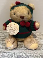 A17 Vintage Gorham Jeremy January Month Bear Plush 12" Stuffed Toy Lovey