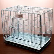 Beautiful Dog Cage Teddy with Toilet Bold Folding Indoor Universal Large and Small Dogs Dog Cage Cat Cage Portable Pet Cage (Size : 45x30x35cm) (Size : 76x46x58cm)