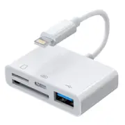 Sansai Lightning to OTG Adpater Lightning/SD/TF Input Hub For Apple iPad/iPhone