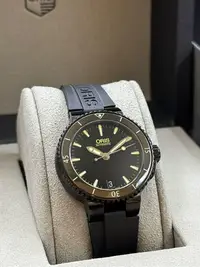 在飛比找Yahoo!奇摩拍賣優惠-豪利時 自動機械錶 36mm Oris Aquis_01 7