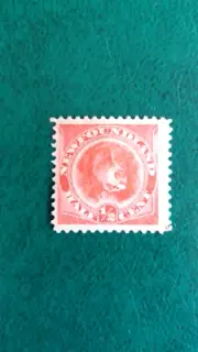 1896/98-Terranova(Canada)- 1 valore -1/2 cent. arancione-nuovo-Cane.---