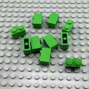 LEGO Brick - Bright Green - 1 x 2 - QTY x10
