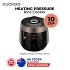 CUCKOO 10-Cup HP Pressure Korean Rice Cooker Brown-Black (CRP-P1H1009S)