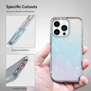 Tough On iPhone 13 Pro Case Glitter Iridescent
