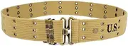 [SMONT] Repro WW2 US Army M36 Pistol Belt Tactical WWII American M1936 Khaki Webbing Canvas