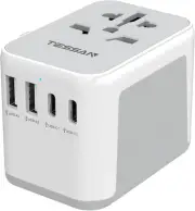 TESSAN Universal Travel Adapter, International Plug Adaptor with 2 USB C Wall Ch