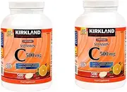 Kirkland Vitamin C (500 Mg), 500-Count, Tangy Orange, Chewable Tablets (2 Bottles)