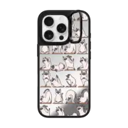 iPhone 16 Pro Mirror Ring Stand Case MagSafe Compatible Siamese Cat