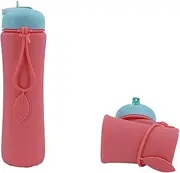 Collapsible Soft Water Bottle With Time Markings Running Drinks Bottle For Travel Soft Water Bottle Running Silica Gel, B