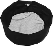 [Yardenfun] Elegant Hotel Chef Hat Tall Chef Cap Comfortable French Chef Beret Kitchen Accessory for Waitresses Waiters Black