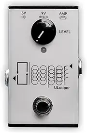 XSONIC ULooper Dedicated Looper for Guitar Amps with Unaltered Loop Sound, 180 Min Recording Time, Line Out, Portable Power Options, support Spark, KATANA, THR, Mustang, and much more