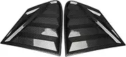 Car Window Side Louvers Vent Compatible For Ford Focus ST-LINE Hatchback 2019 2020 ABS Carbon Fiber Style Auto Accessories