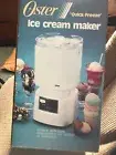 OSTER HOMEMADE QUICK FREEZE ICE CREAM MAKER YOGURT SUNDAE SHAKES-NEW-OPEN BOX