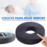 Coccyx Pins Relief Memory Fom Donut Ring Wheelchir Set Pd Cushion Pillow US