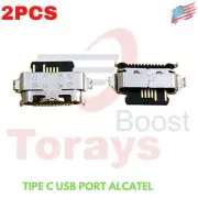 Alcatel Joy Tab2 9032 9032Z C Type USB Charging Port Dock Connector 2Pcs USA