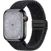 Premium Real Durable Nylon Watchband Elastic Strap for Apple Watch SE 2023 44mm