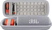 khanka for JBL Flip 7/Flip 6 Waterproof Portable Bluetooth Speaker Protective Case,Case Only(White)