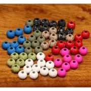 Hareline Mottled Tactical Slotted Tungsten Beads