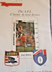 AFL Telecom Phonecard Pack $2 ADELAIDE CROWS FOOTBALL CLUB TONY MODRA