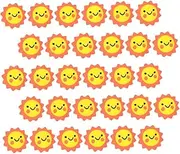 SOPOTUTU 50pcs Cute Sunflower Erasers Mini Pencil Top Erasers for Fun Classroom Supplies Adorable Stationery School Prizes and Rewards