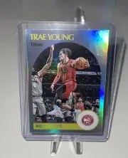 2020-21 NBA Hoops Trae Young Foil Tribute SP