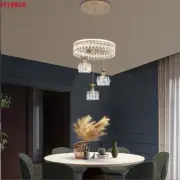 Modern Crystal Led Dining Room Ceiling Light Lamp Restaurant Bar Store Chandelie