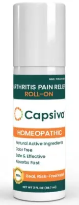 Capsiva Arthritis Pain Gel Roll-On, 3 Fl Oz 860001845730VL