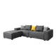 AS雅司-格麗塔科技布L型沙發(深灰色)-280*200*72cm (9折)
