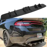 Rear Diffuser Shark Fins Bumper Lip Splitter Spoiler Accessories For Dodge Dart