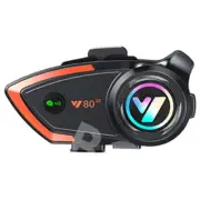 Waterproof Bluetooth Helmet Motorcycle Headset Speakers Handsfree Rechargeable
