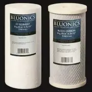 Bluonics CTO Carbon Block & Sediment 4.5" x 10" Replacement Filter Cartridges