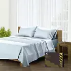 100% Egyptian Cotton California King Size Bed Sheets Set - 1000 High Thread Coun