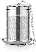 LULLATTI Large Tea Infuser for Loose Tea(1 Pack), 304 Stainless Steel Ball Strainer, Extra Fine Mesh Steeper Brewing All Kind of Tea, Fits Most Teapot, Cups or Mugs Large-Cube (LUTBI016)