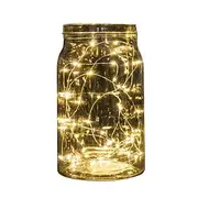2M LED Fairy String Lights 100pcs 20LEDs Copper Wire Lights Multi Color for Party Holiday Wedding Home Party Bedroom Gift Decoration