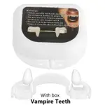 HALLOWEEN RETRACTABLE VAMPIRE TEETH DENTURES ZOMBIE TEETH