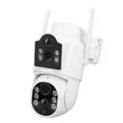 Outdoor Solar Security Cameras 2MP Dual Lens High Definition Remote Network Hot